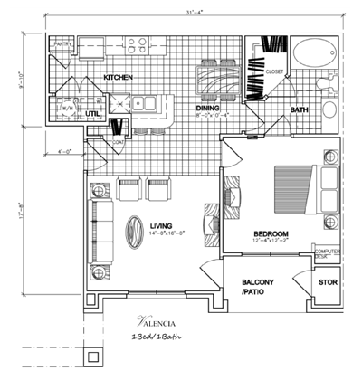Valencia Floorplan